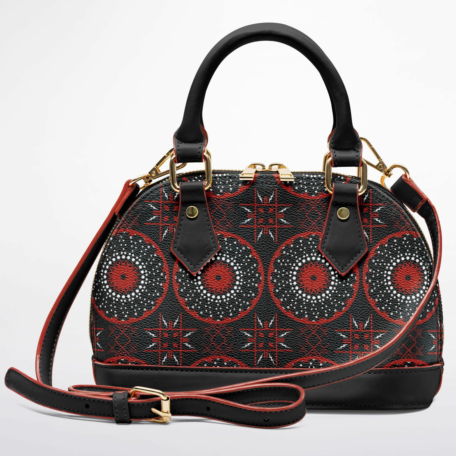 $NiieihiiNookei Dome Satchel Handbag - AOP