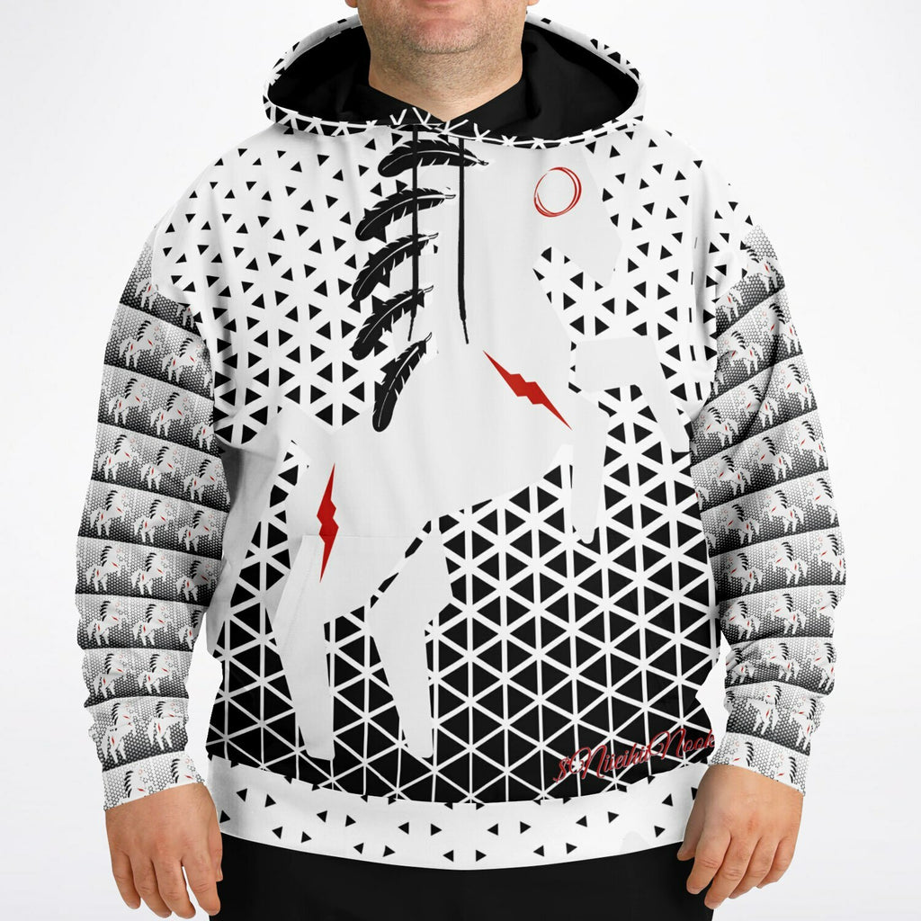 $NiieihiiNookei Plus-size Hoodie - AOP