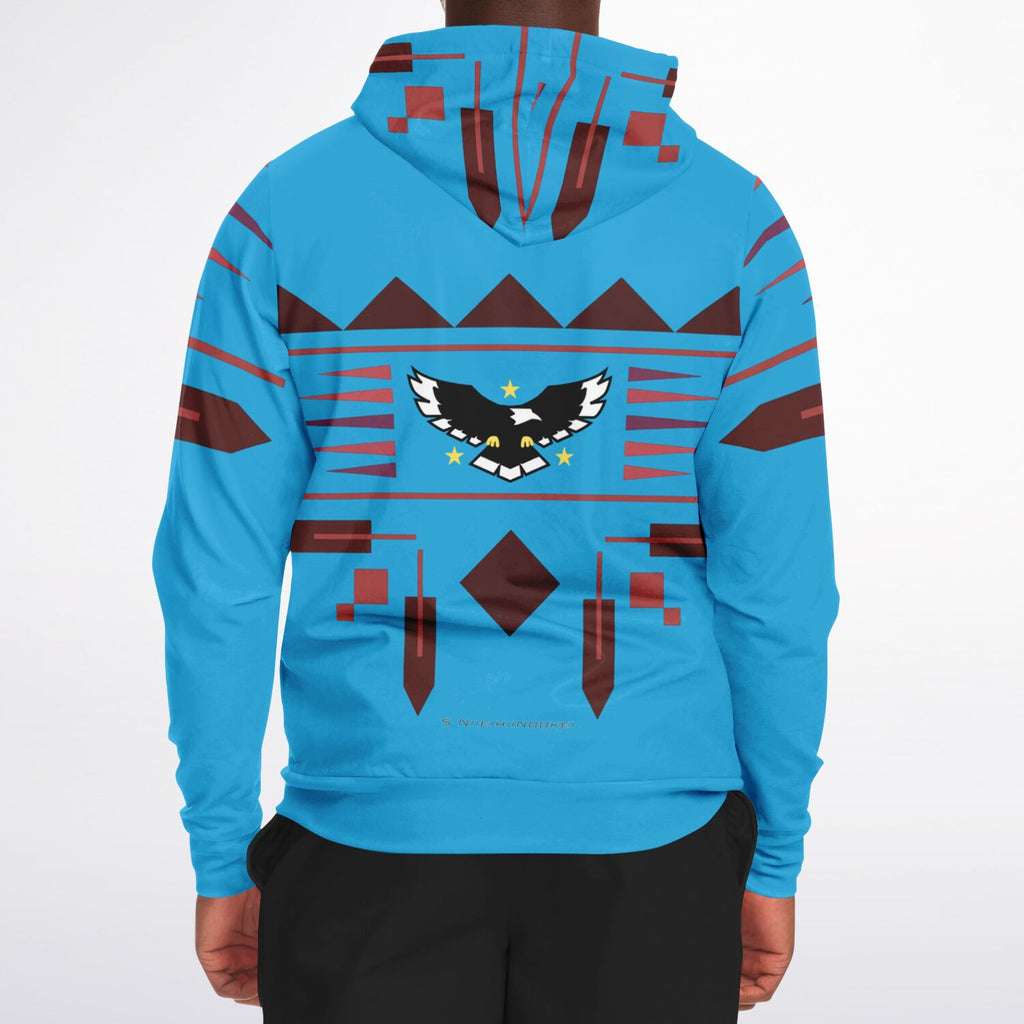 $NiieihiiNookei Athletic Zip-Up Hoodie - AOP
