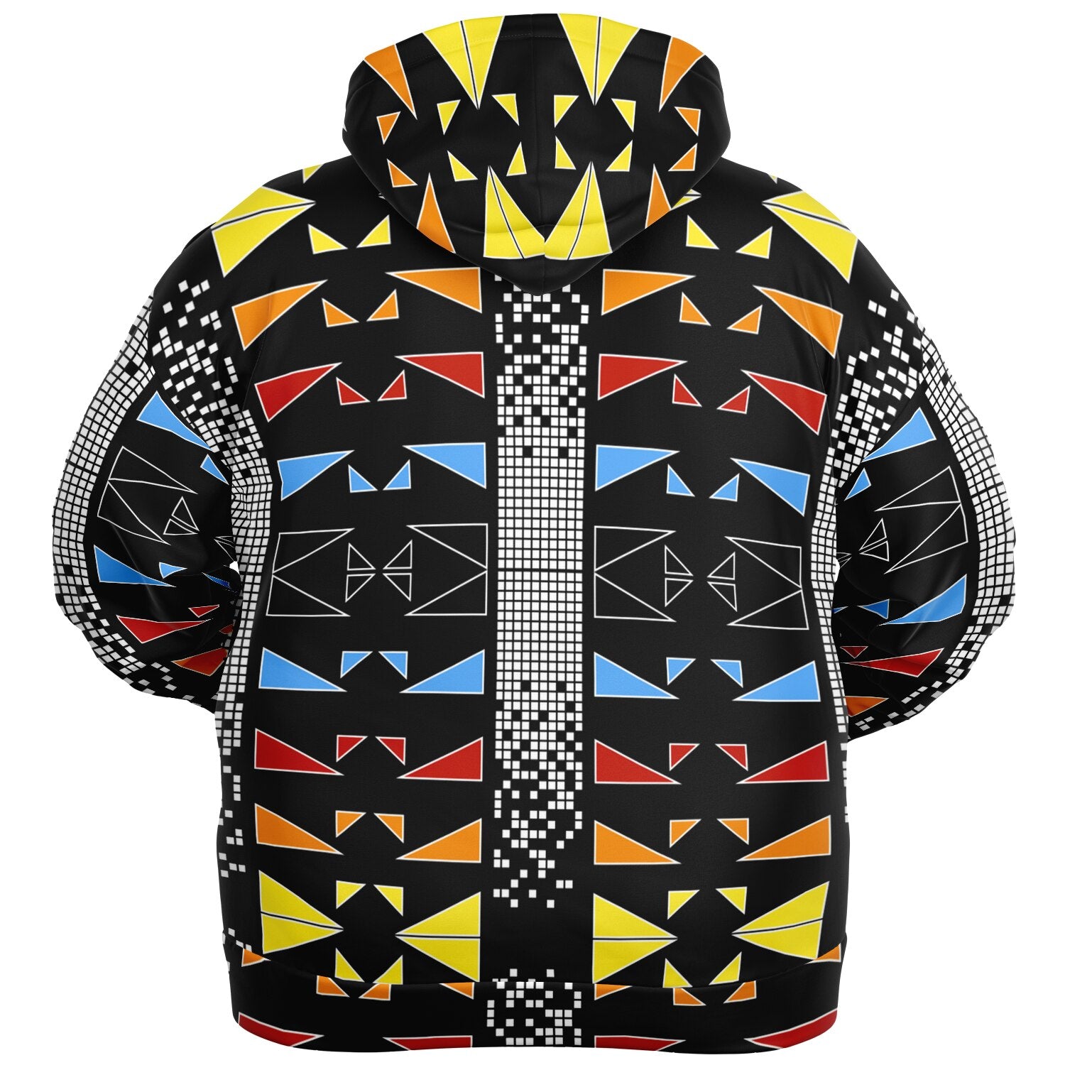 $NiieihiiNookei Fashion Plus-size Ziphoodie - AOP