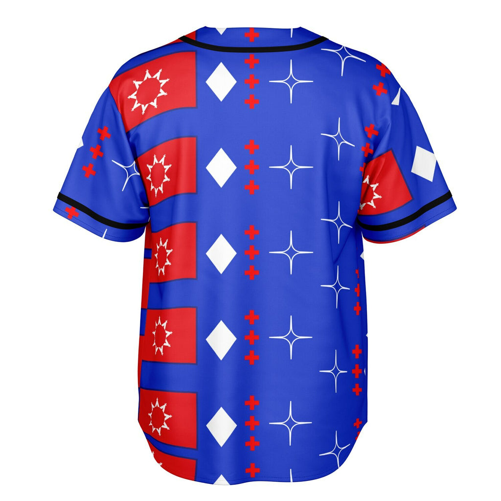 OST Flag design by $NiieihiiNookeiReversible Baseball Jersey - AOP