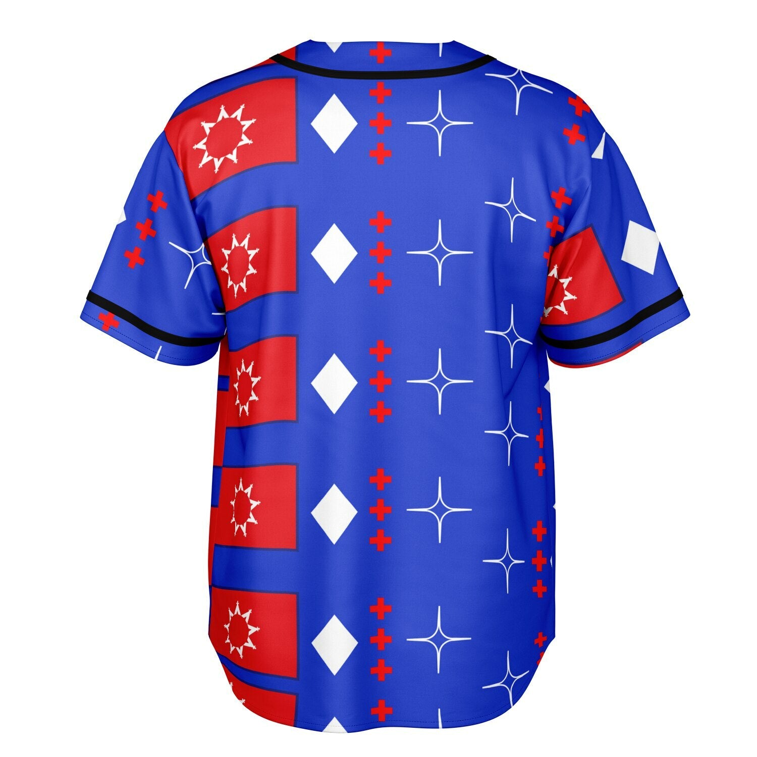 OST Flag design by $NiieihiiNookeiReversible Baseball Jersey - AOP