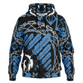 $NiieihiiNookei Hooded Baseball Jacket - AOP