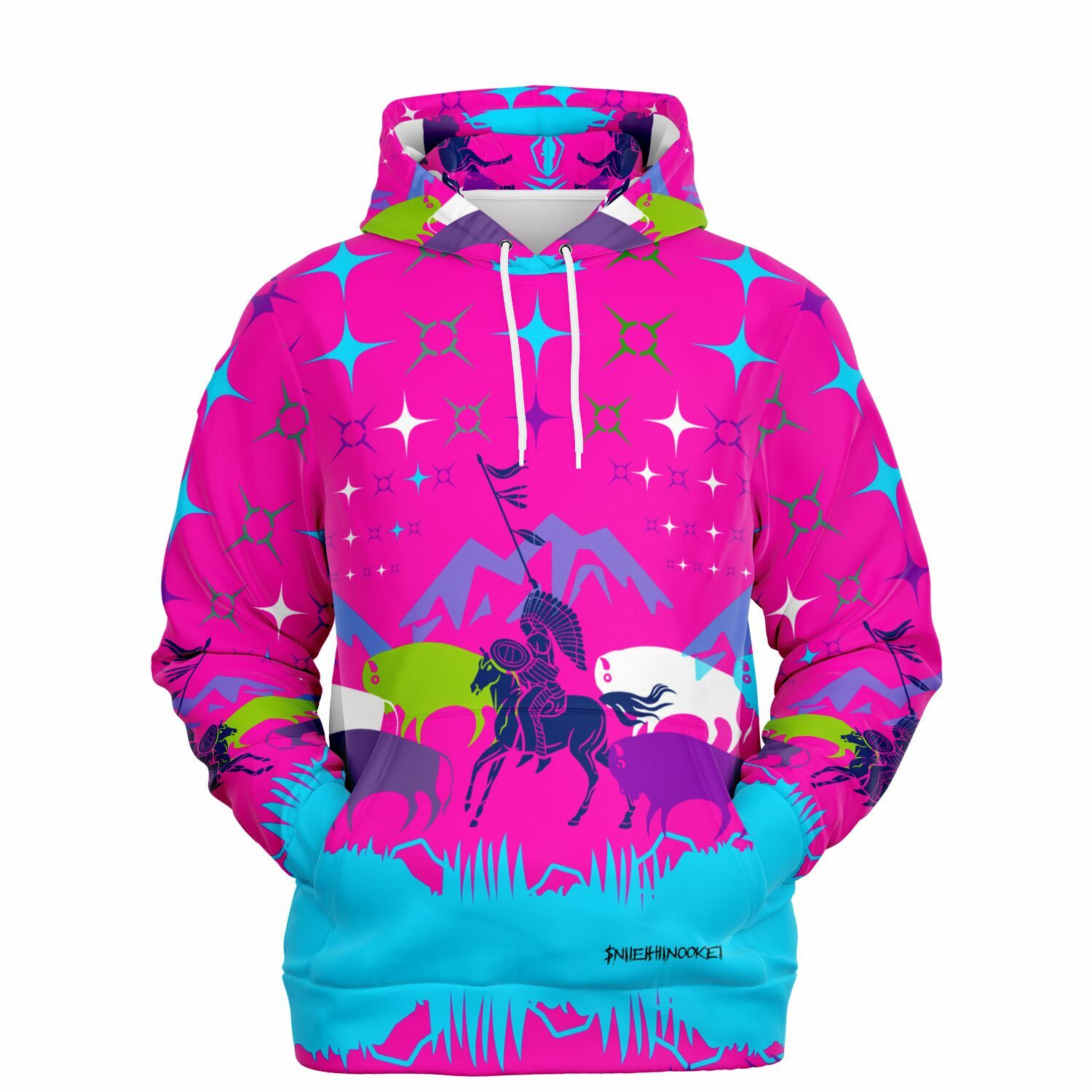 $NiieihiiNookei Athletic Hoodie - AOP