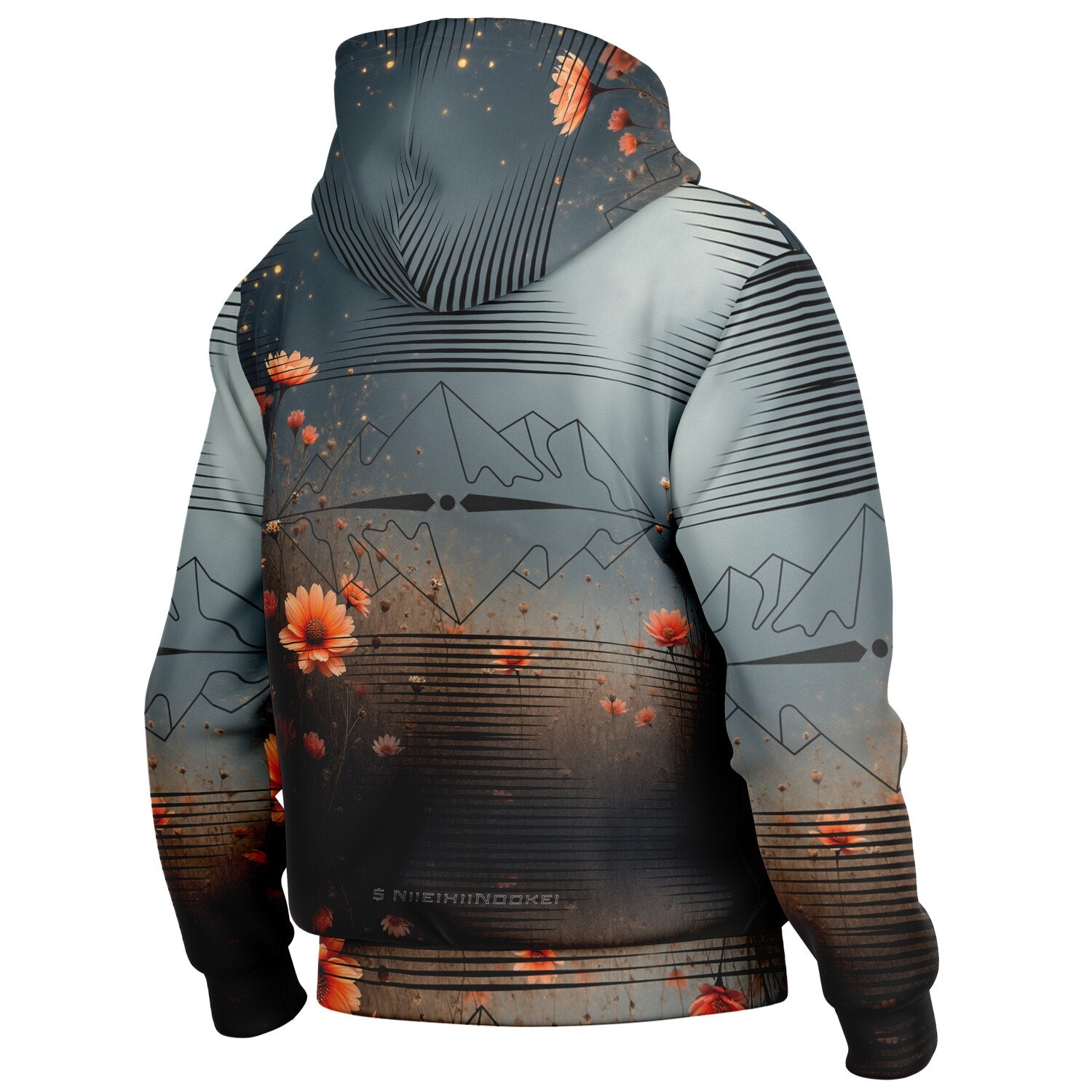 $NiieihiiNookei Hooded Jacket - AOP