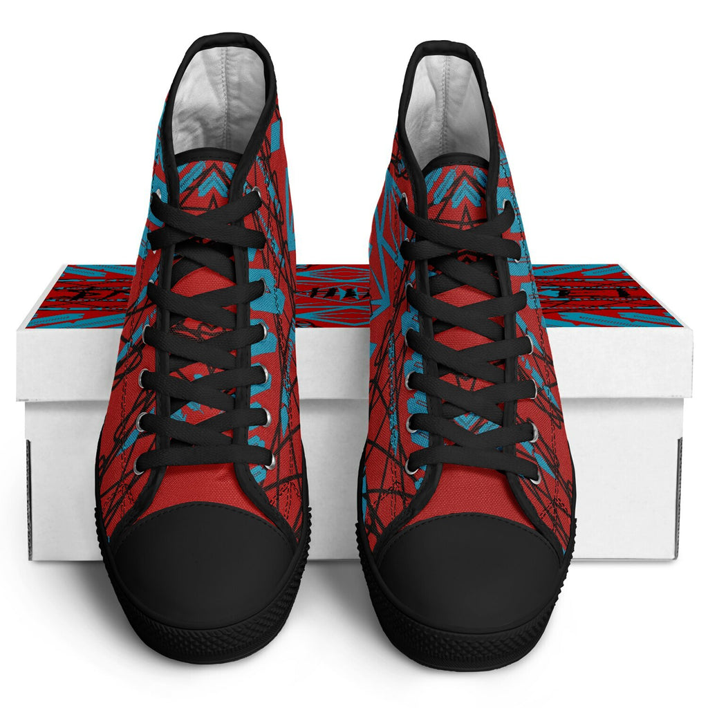 $NiieihiiNookei Urban Peak High Top Shoes - AOP