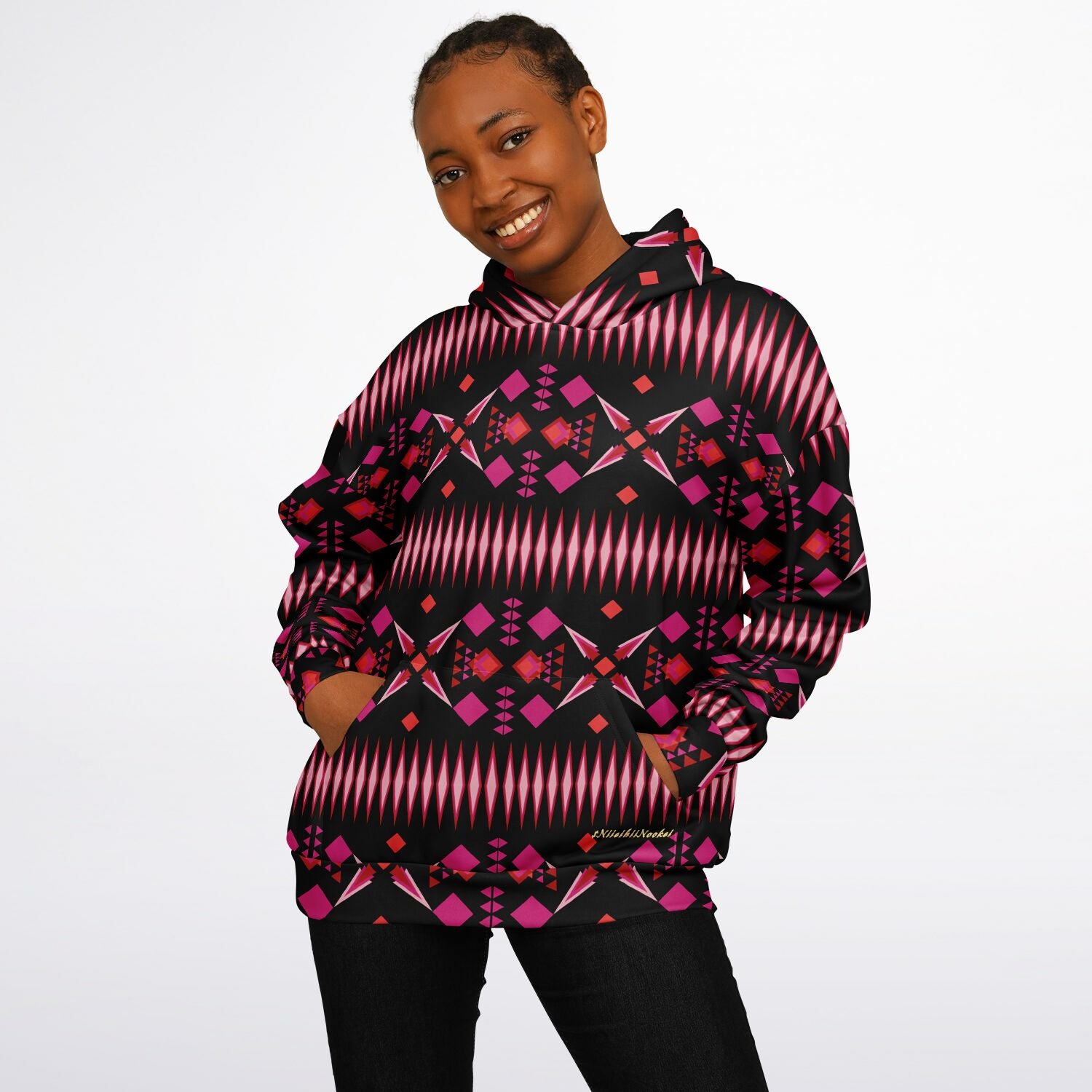 $NiieihiiNookei Heavyweight Oversized Hoodie - AOP