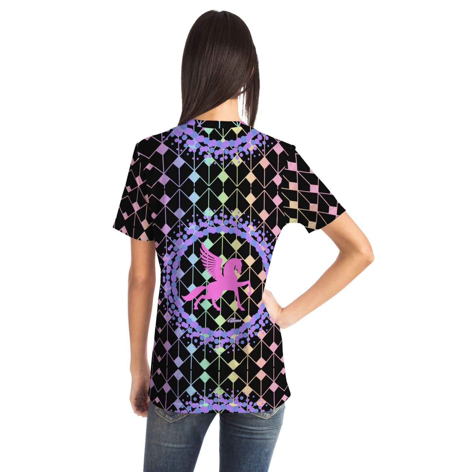 Elliana WhiteEagle design T-shirt