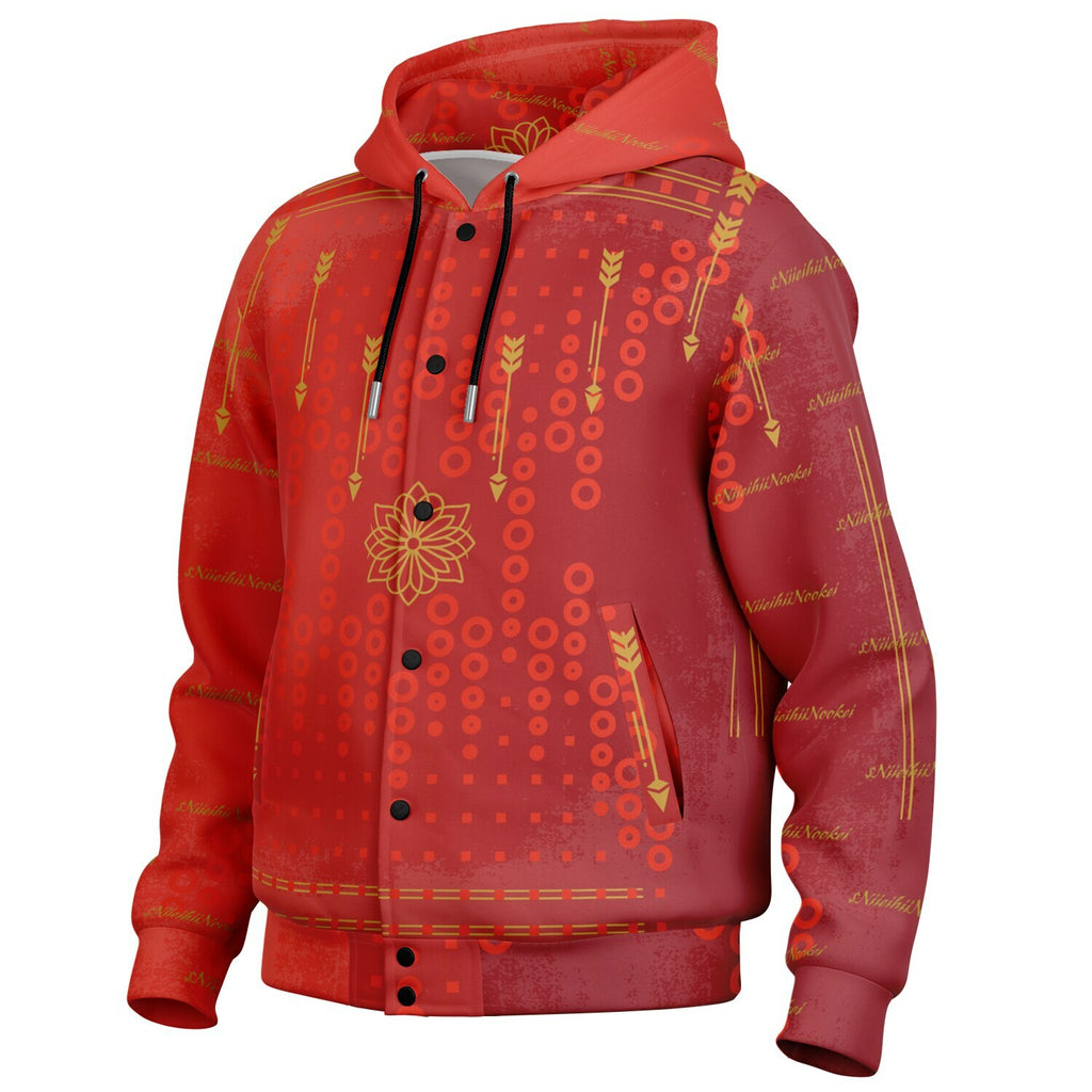 $NiieihiiNookei Hooded Jacket - AOP