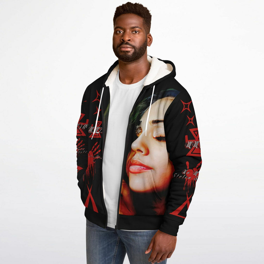 #JUSTICE4STEPH Microfleece Ziphoodie - AOP