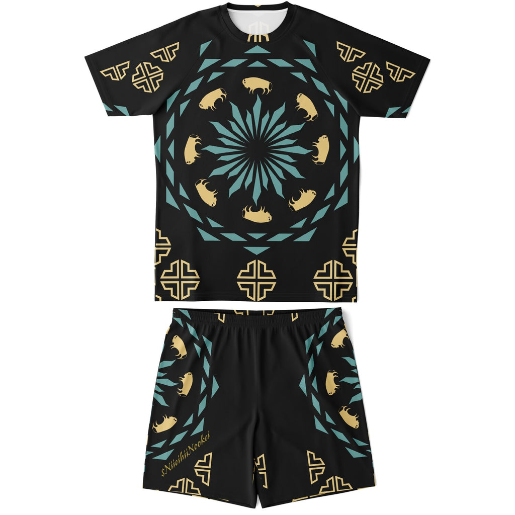 $NiieihiiNookei Men's Athletic Set - AOP