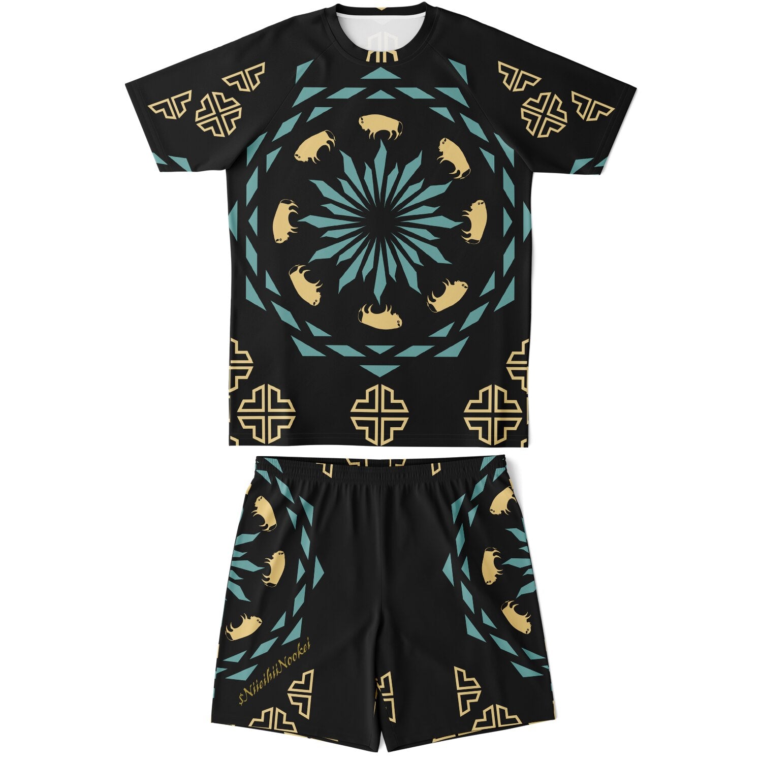 $NiieihiiNookei Men's Athletic Set - AOP