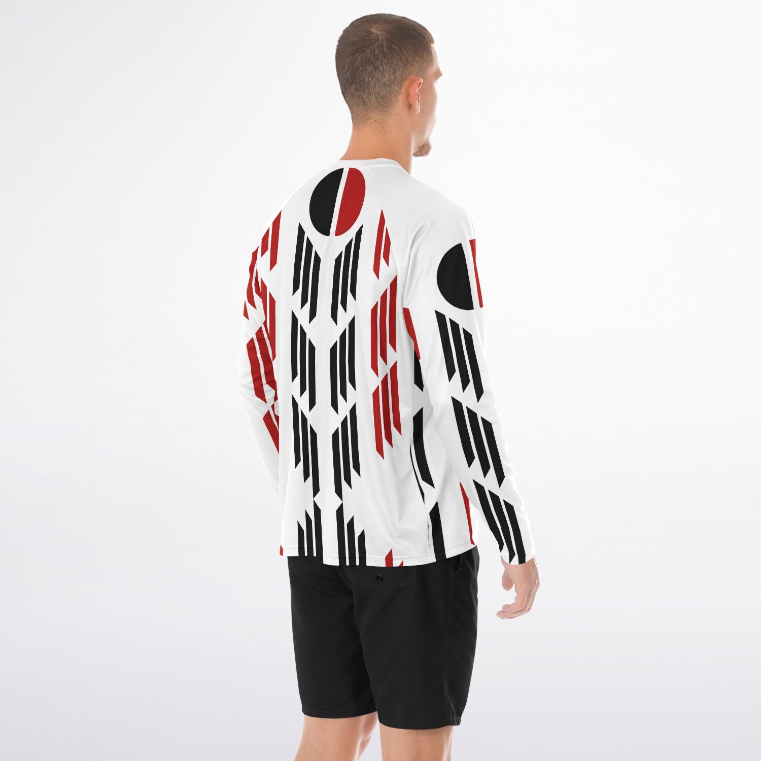 Arapaho Flag Men's Long Sleeve Performance Shirt - AOP copy