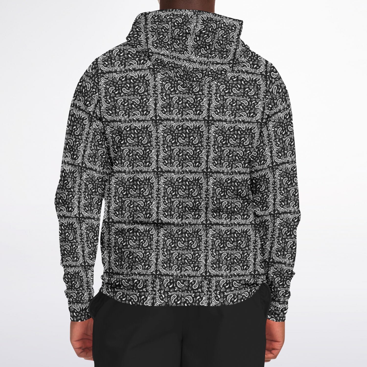 $NiieihiiNookei Athletic Zip-Up Hoodie - AOP