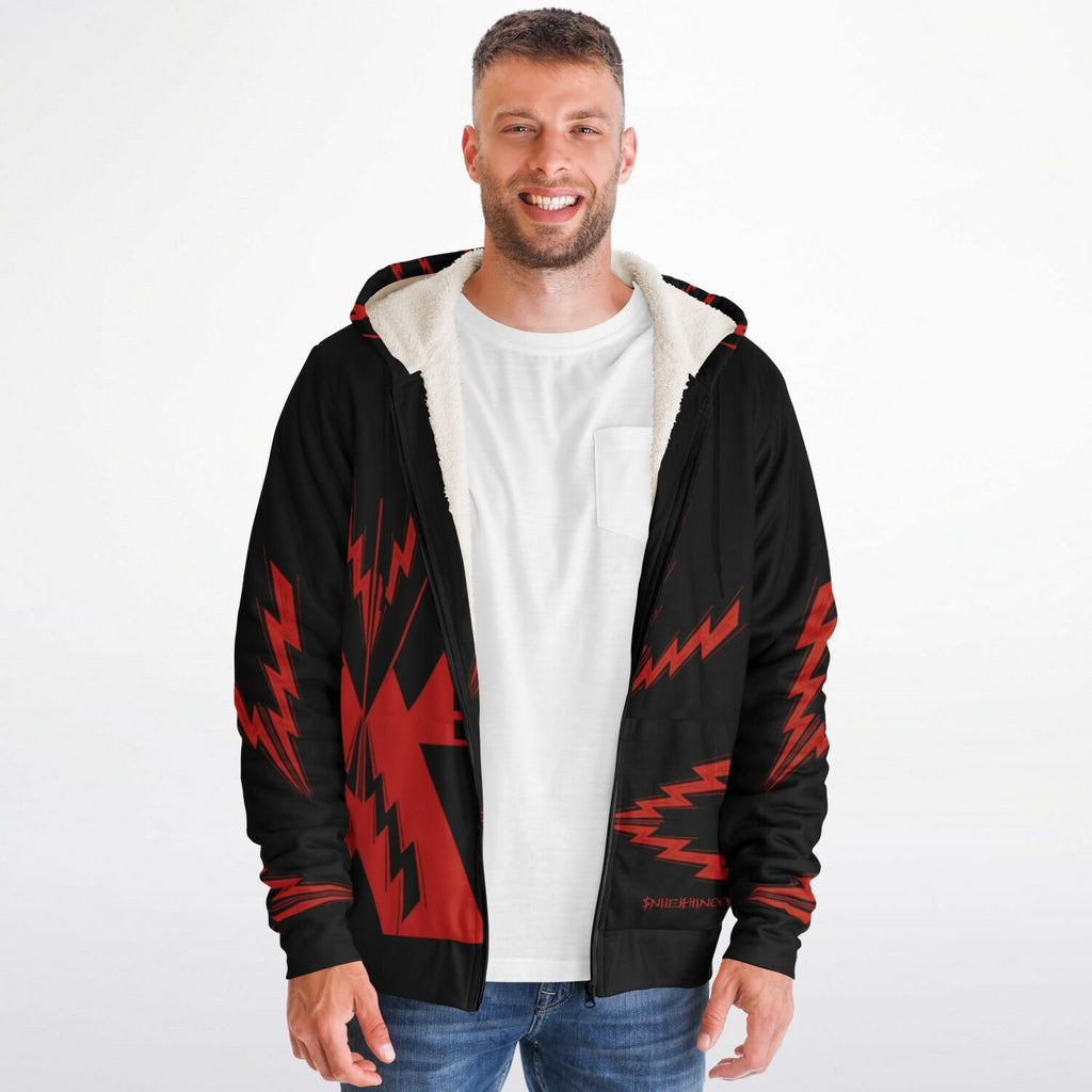 $NiieihiiNookei Microfleece Ziphoodie - AOP