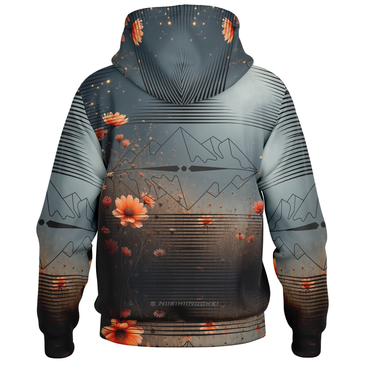 $NiieihiiNookei Hooded Jacket - AOP