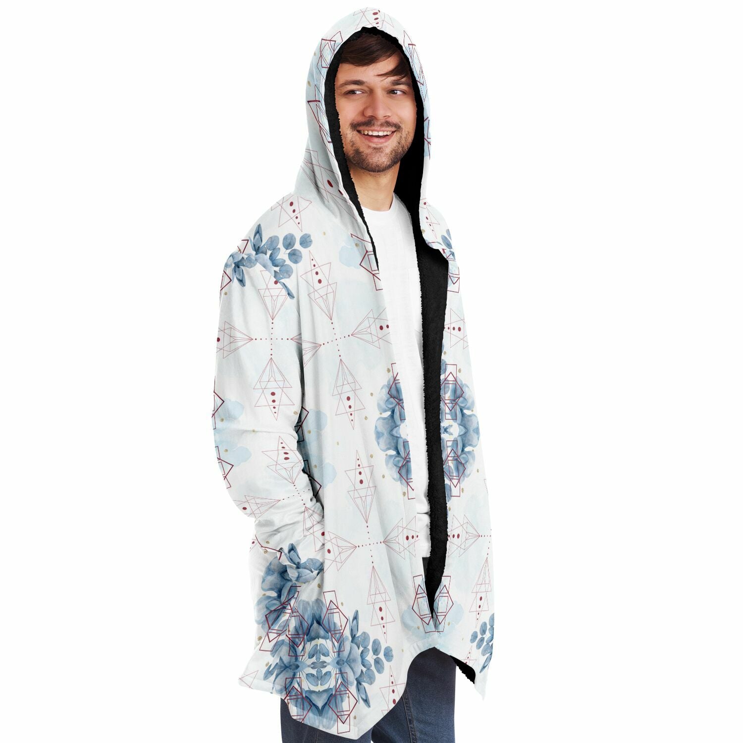 $NiieihiiNookei Microfleece Cloak - AOP