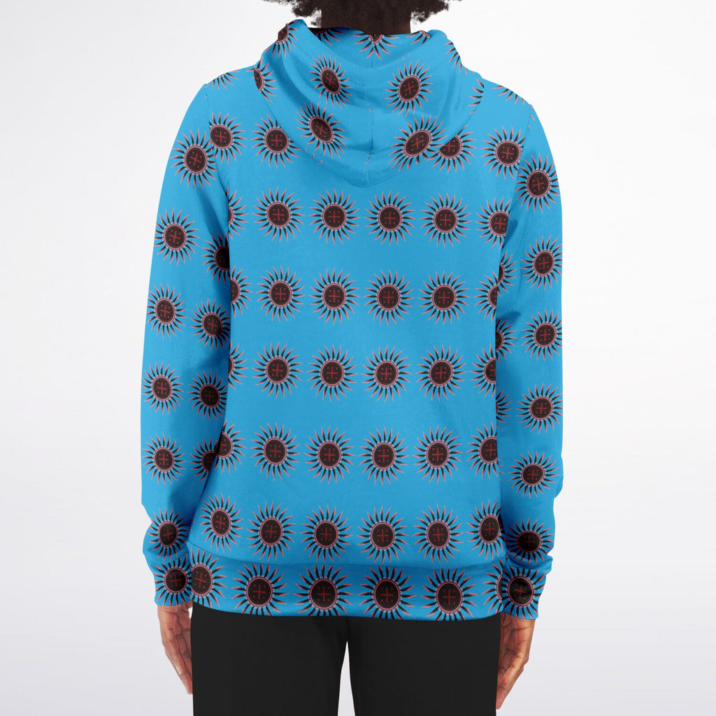 $NiieihiiNookei Athletic Zip-Up Hoodie - AOP