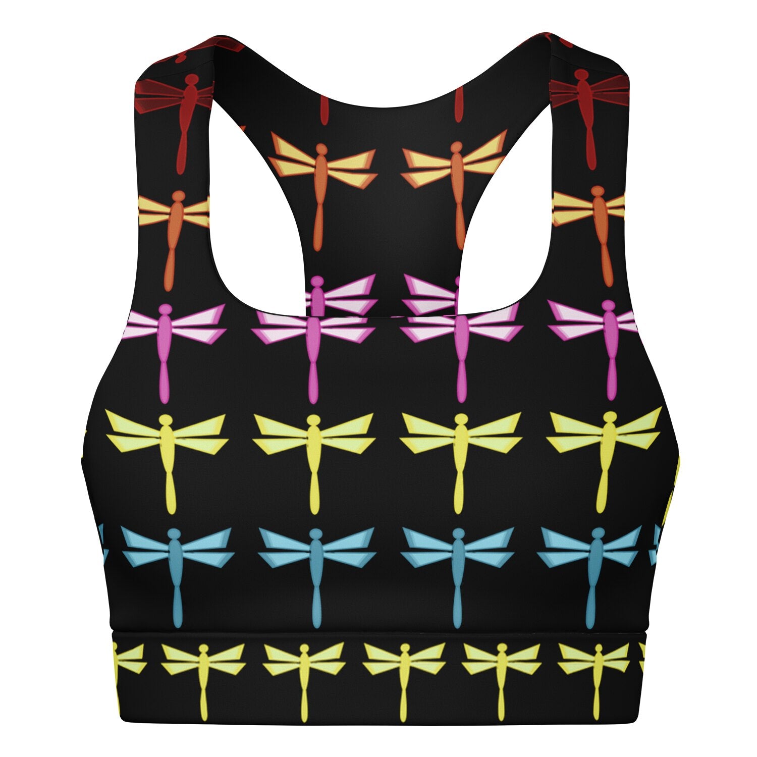 $NiieihiiNookei design Padded Sports Bra - AOP