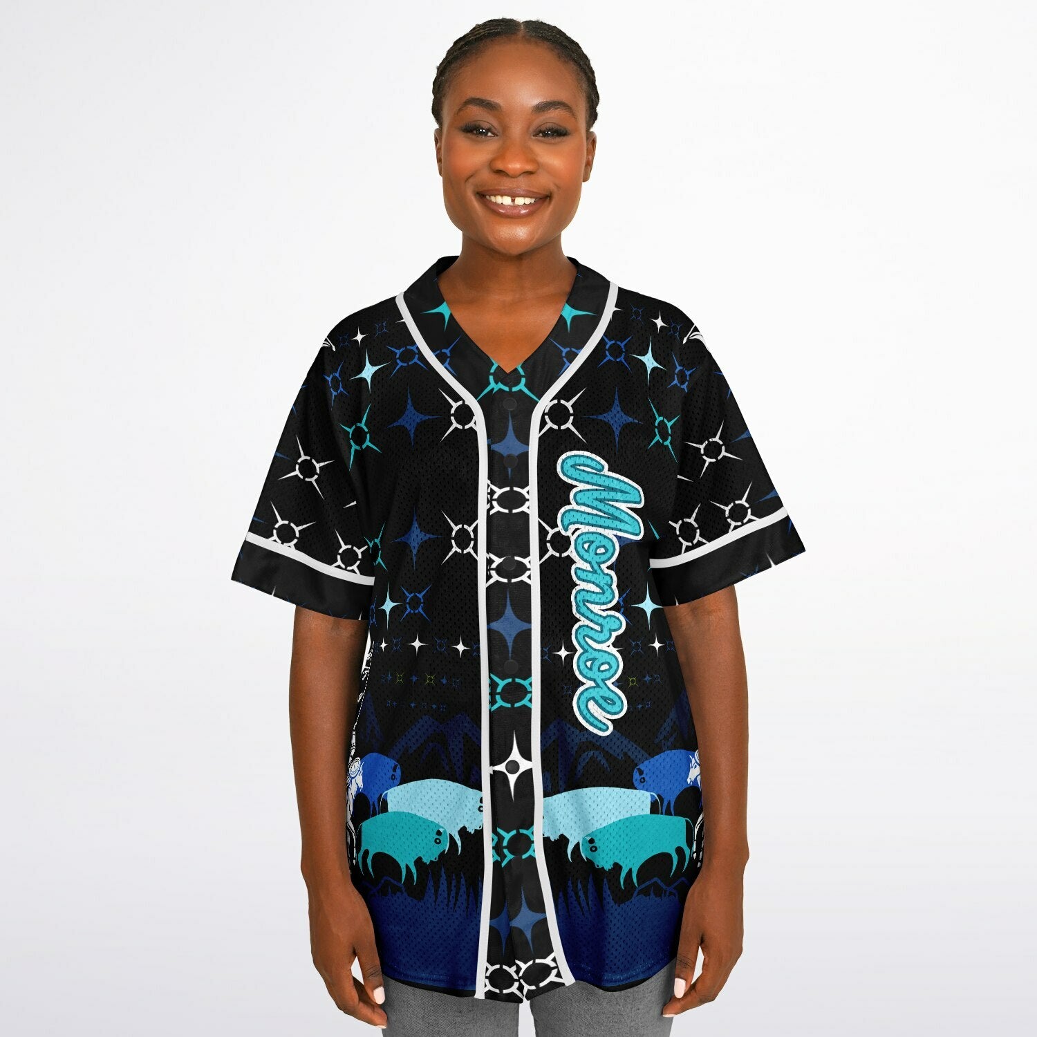 #44 Monroe Premium Baseball Jersey - AOP