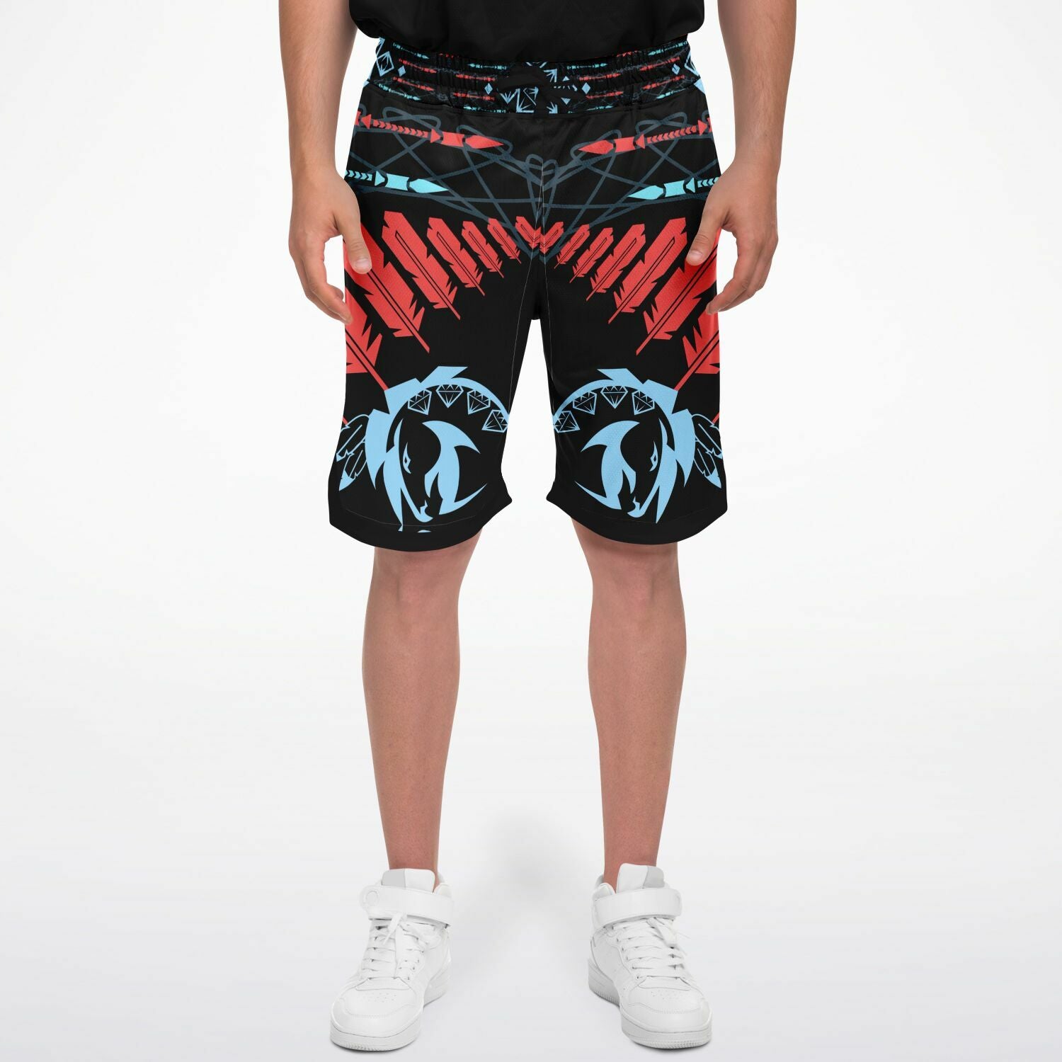 $NiieihiiNookei Basketball Short Rib - AOP
