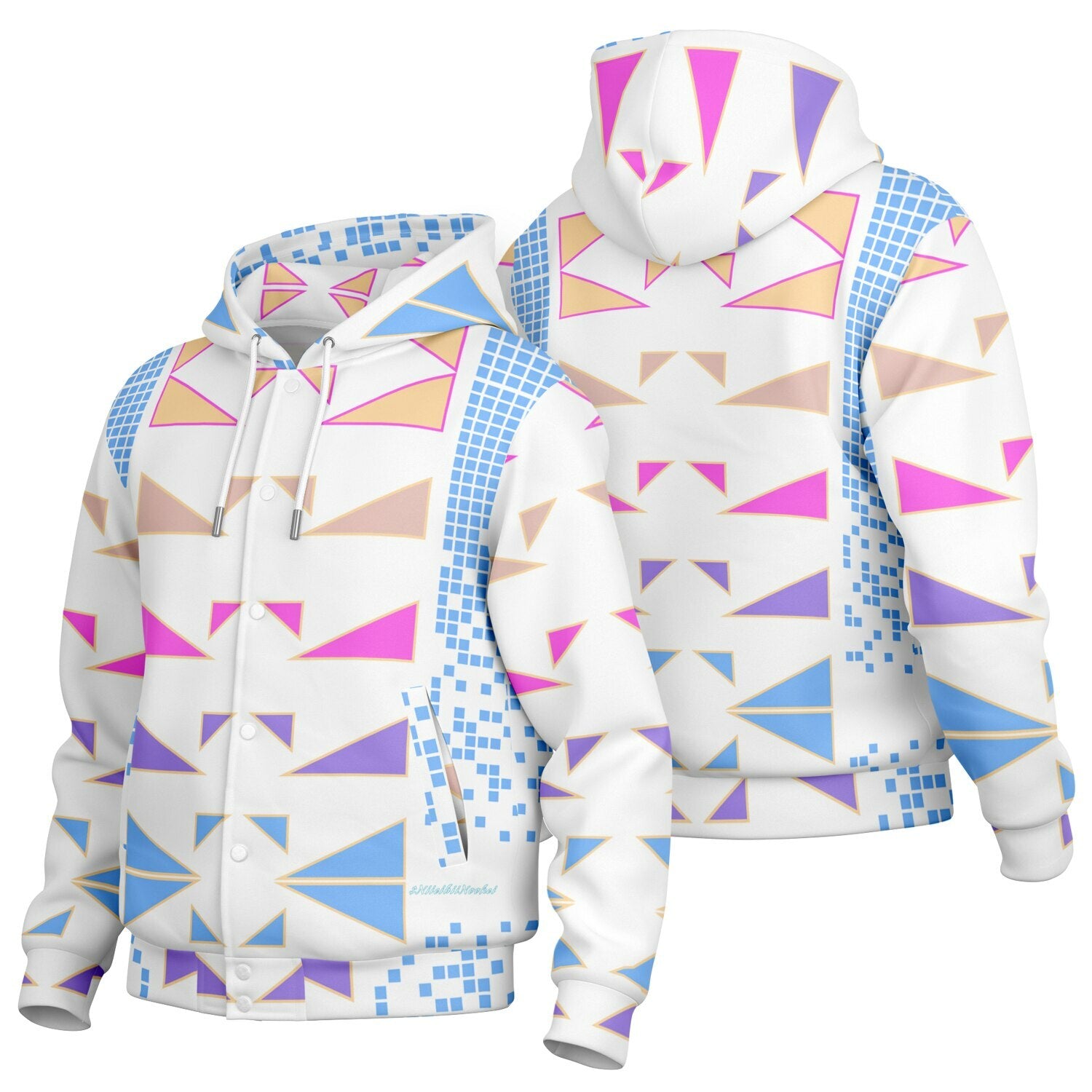 $NiieihiiNookei Hooded Jacket - AOP