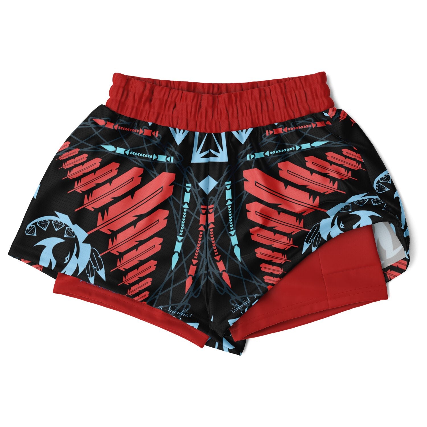 $NiieihiiNookei Women's 2-in-1 Shorts - AOP