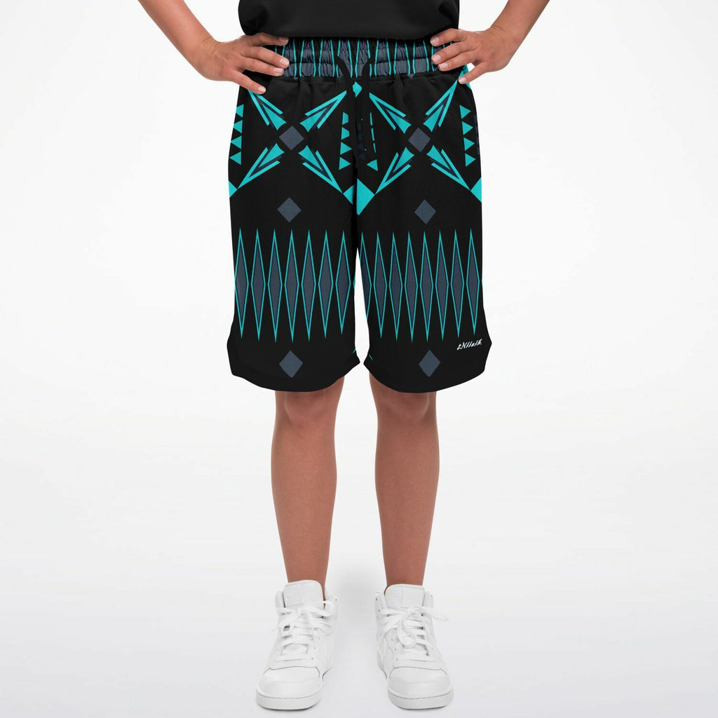 $NiieihiiNookei Basketball Short Rib - AOP