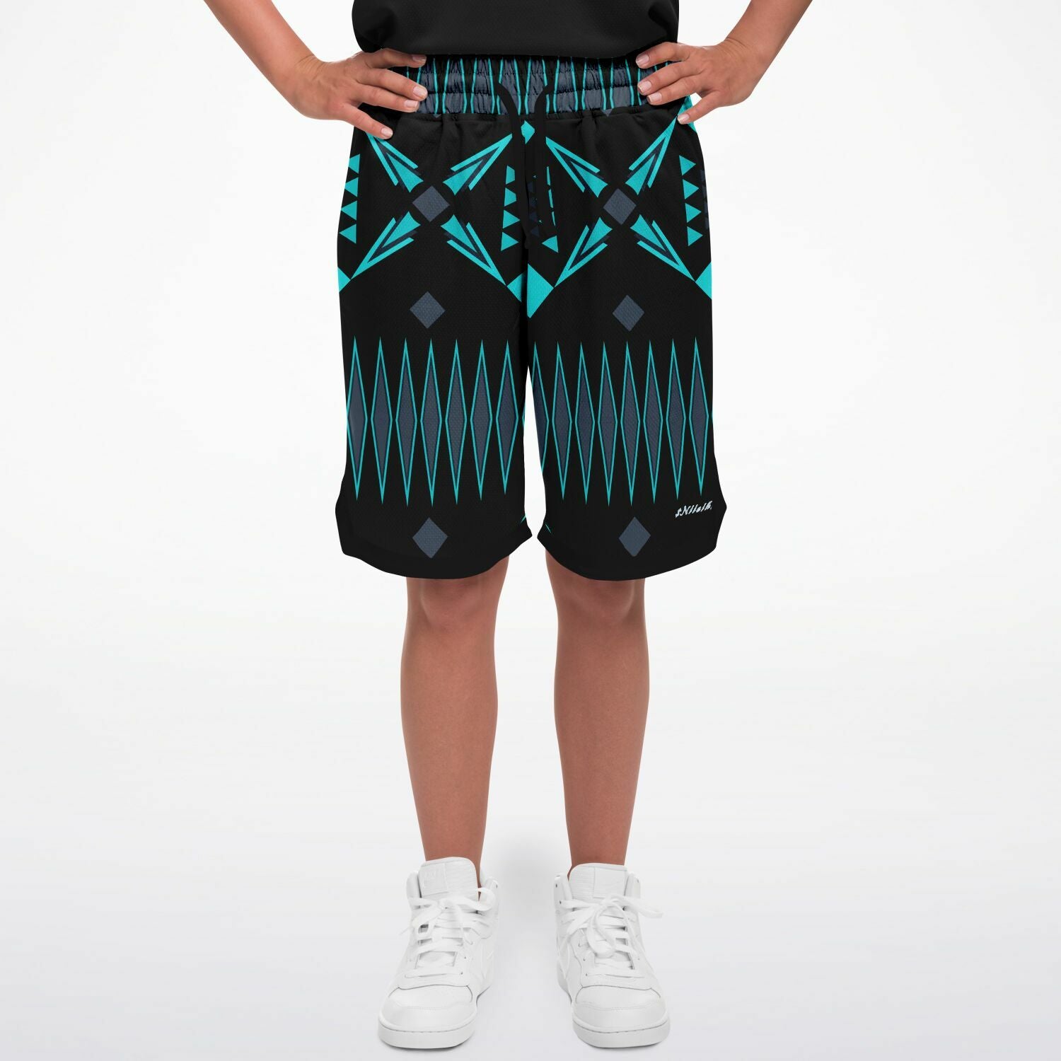 $NiieihiiNookei Basketball Short Rib - AOP