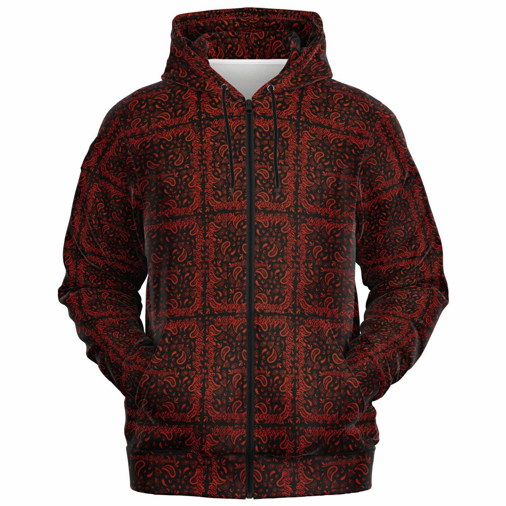 $NiieihiiNookei Athletic Zip-Up Hoodie - AOP