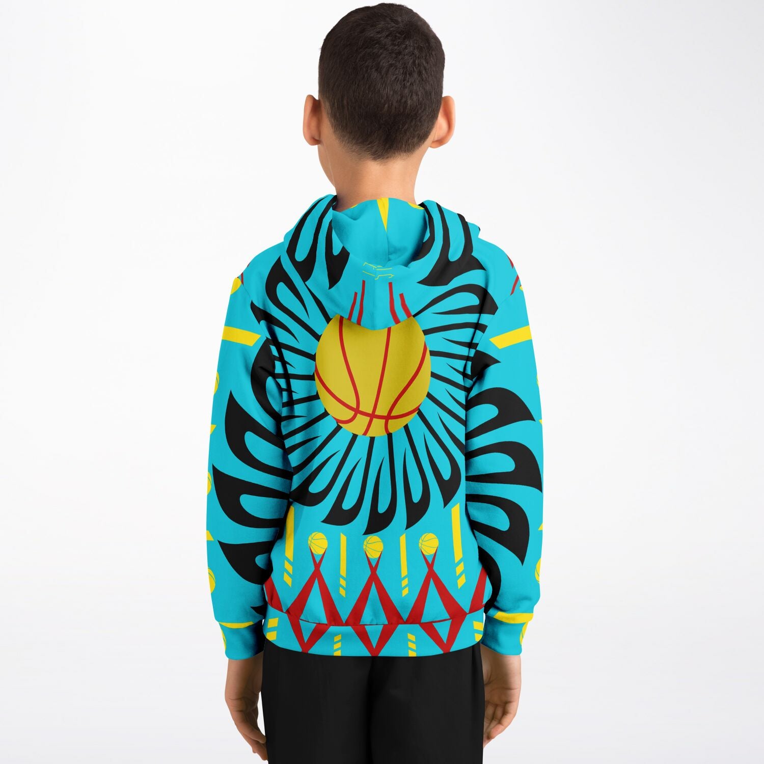 $NiieihiiNookei Athletic Kids Hoodie - AOP