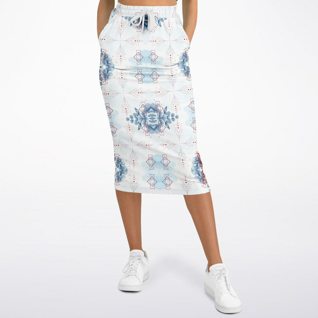 $NiieihiiNookei Athletic Long Pocket Skirt - AOP