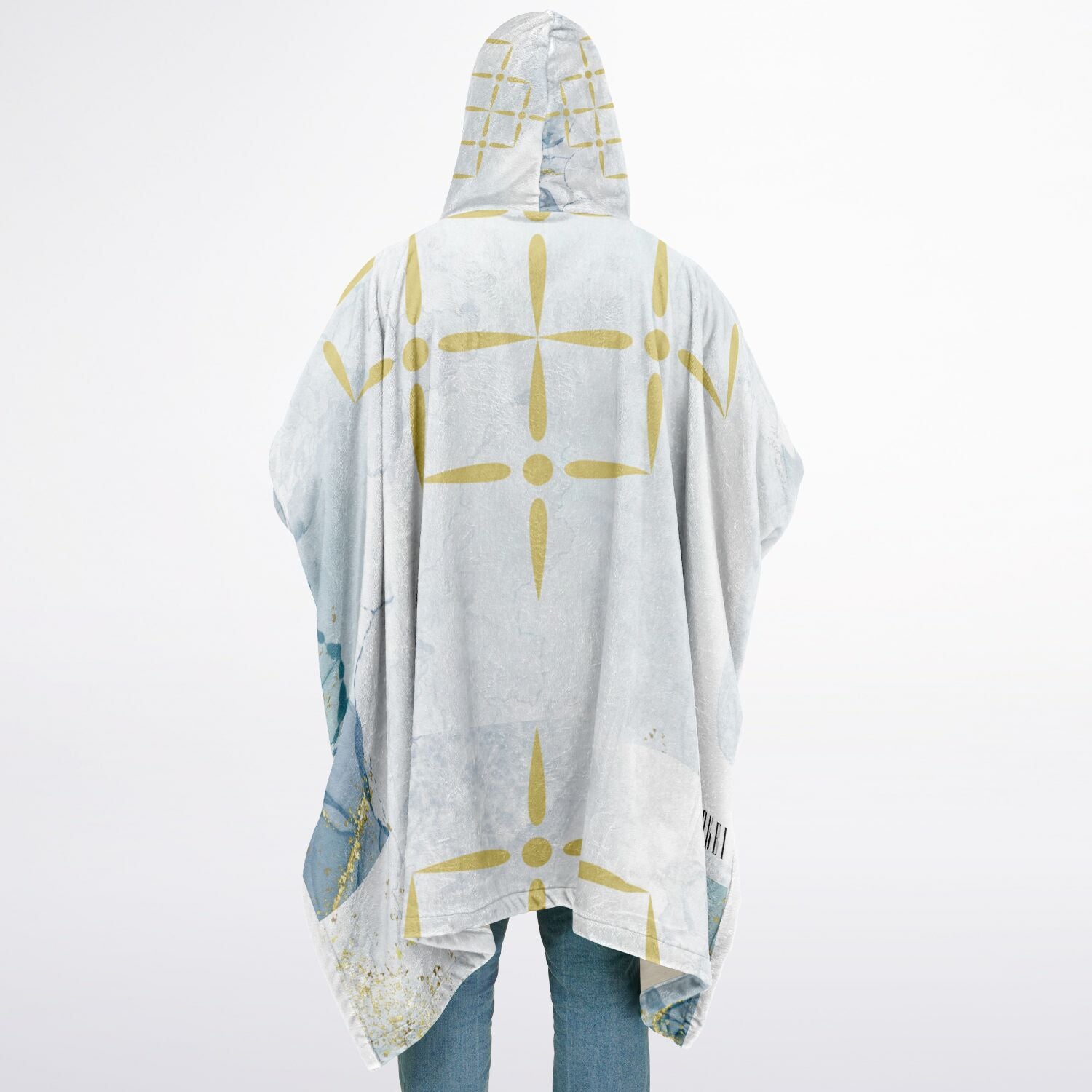 $NiieihiiNookei Flannel Blanket Poncho - AOP
