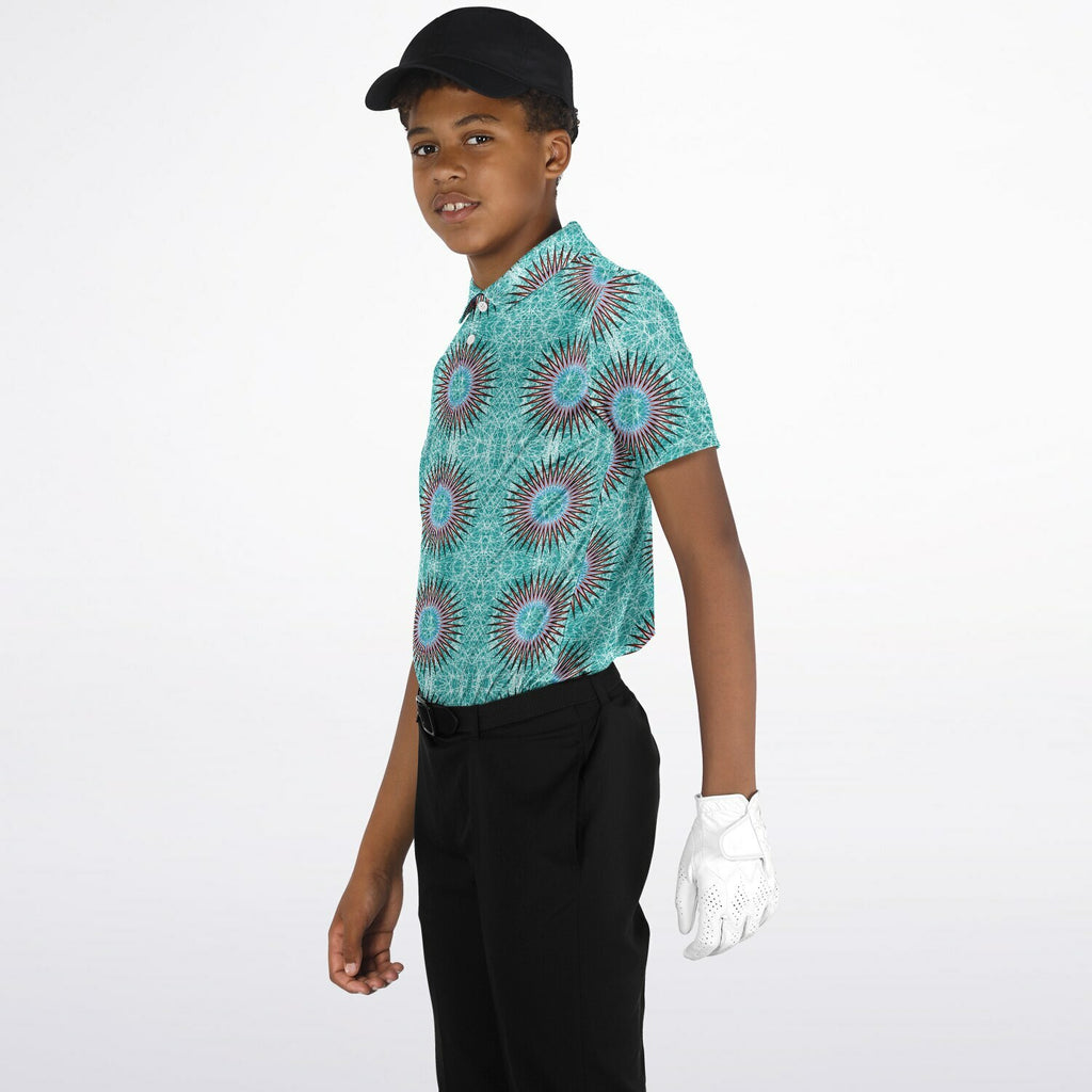 $NiieihiiNookei Kids Polo Shirt - AOP