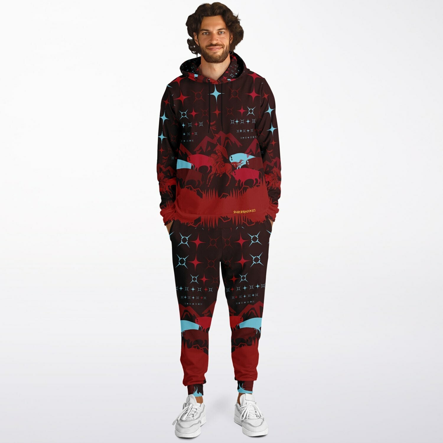 $NiieihiiNookei Hoodie & Jogger Set - AOP