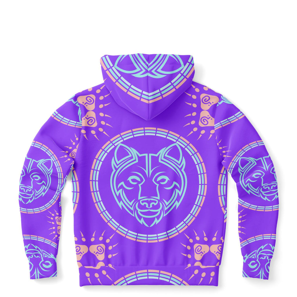 $NiieihiiNookei Bear Fashion Zip-Up Hoodie - AOP