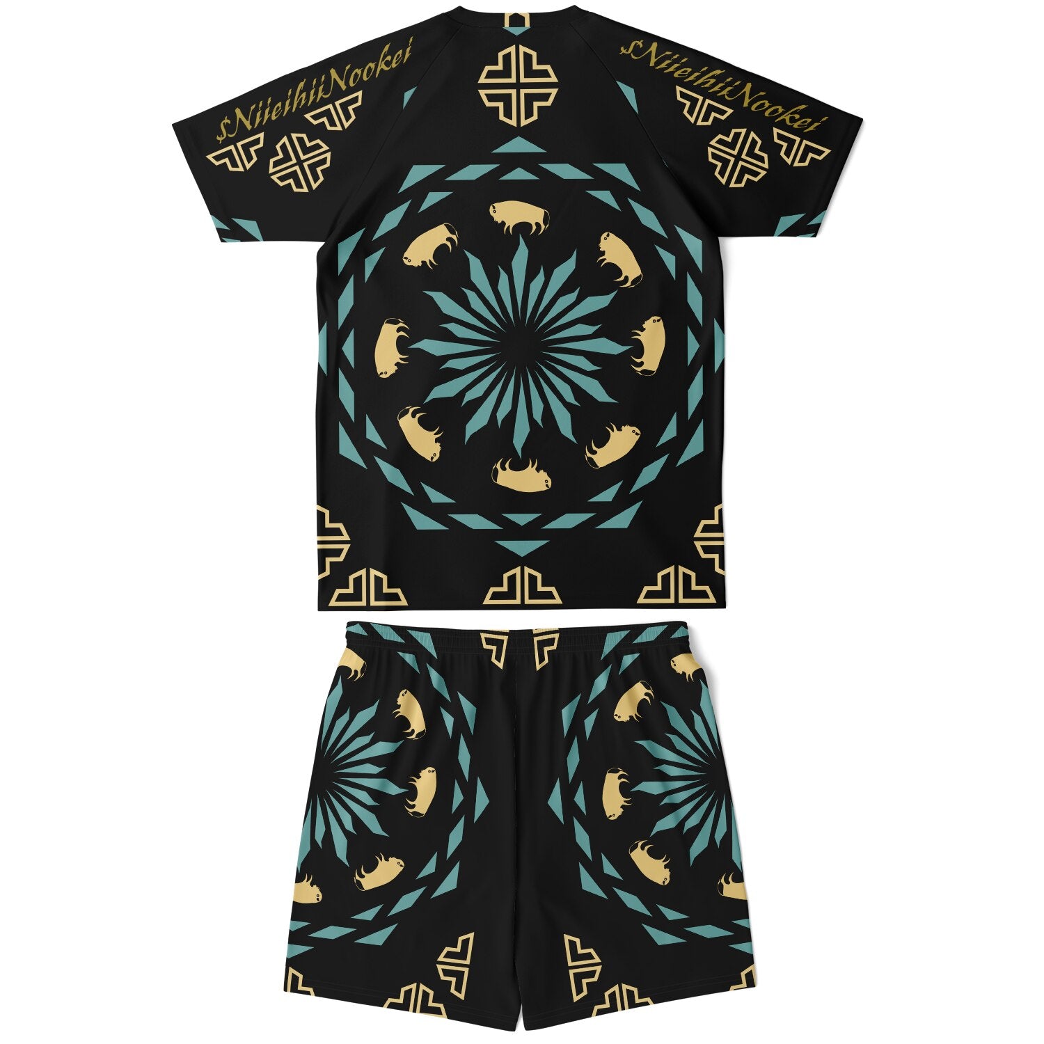 $NiieihiiNookei Men's Athletic Set - AOP