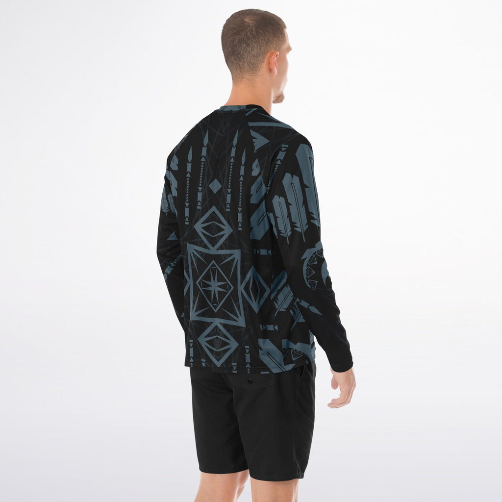 $NiieihiiNookei Men's Long Sleeve Performance Shirt - AOP