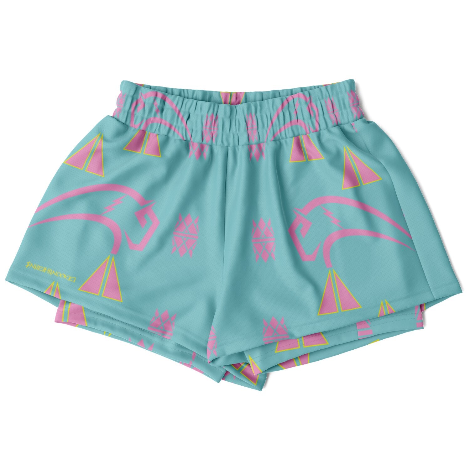 $NiieihiiNookei Women's 2-in-1 Shorts - AOP