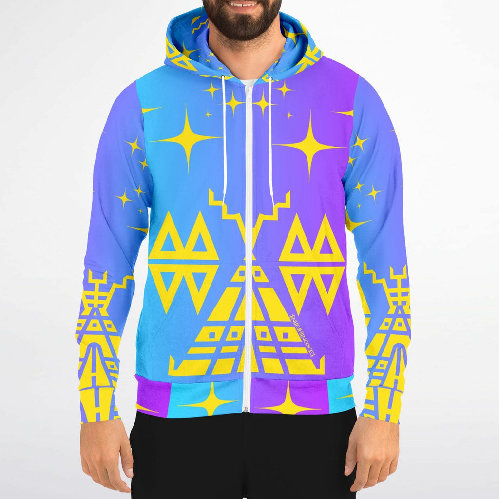 $NiieihiiNookei Fashion Zip-Up Hoodie - AOP