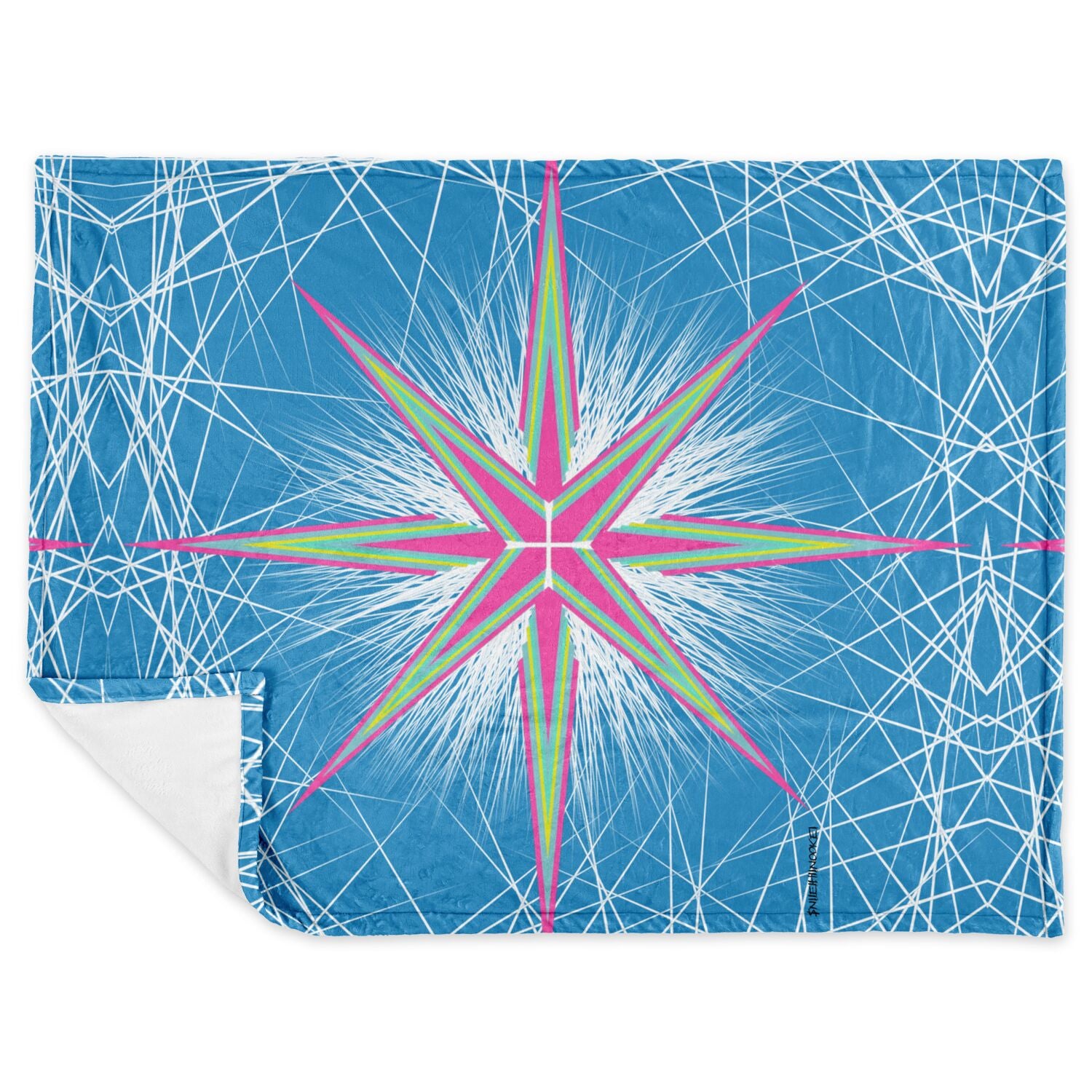 $NiieihiiNookei Flannel Blanket - AOP