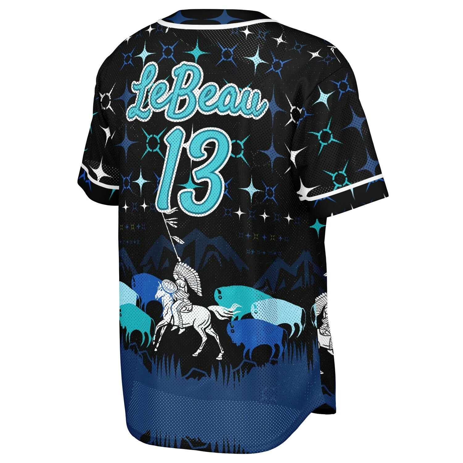 #13 Lebeau Premium Baseball Jersey - AOP