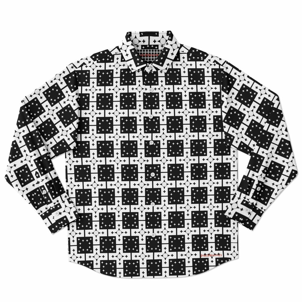 $NiieihiiNookei Long Sleeve Button Down Shirt - AOP