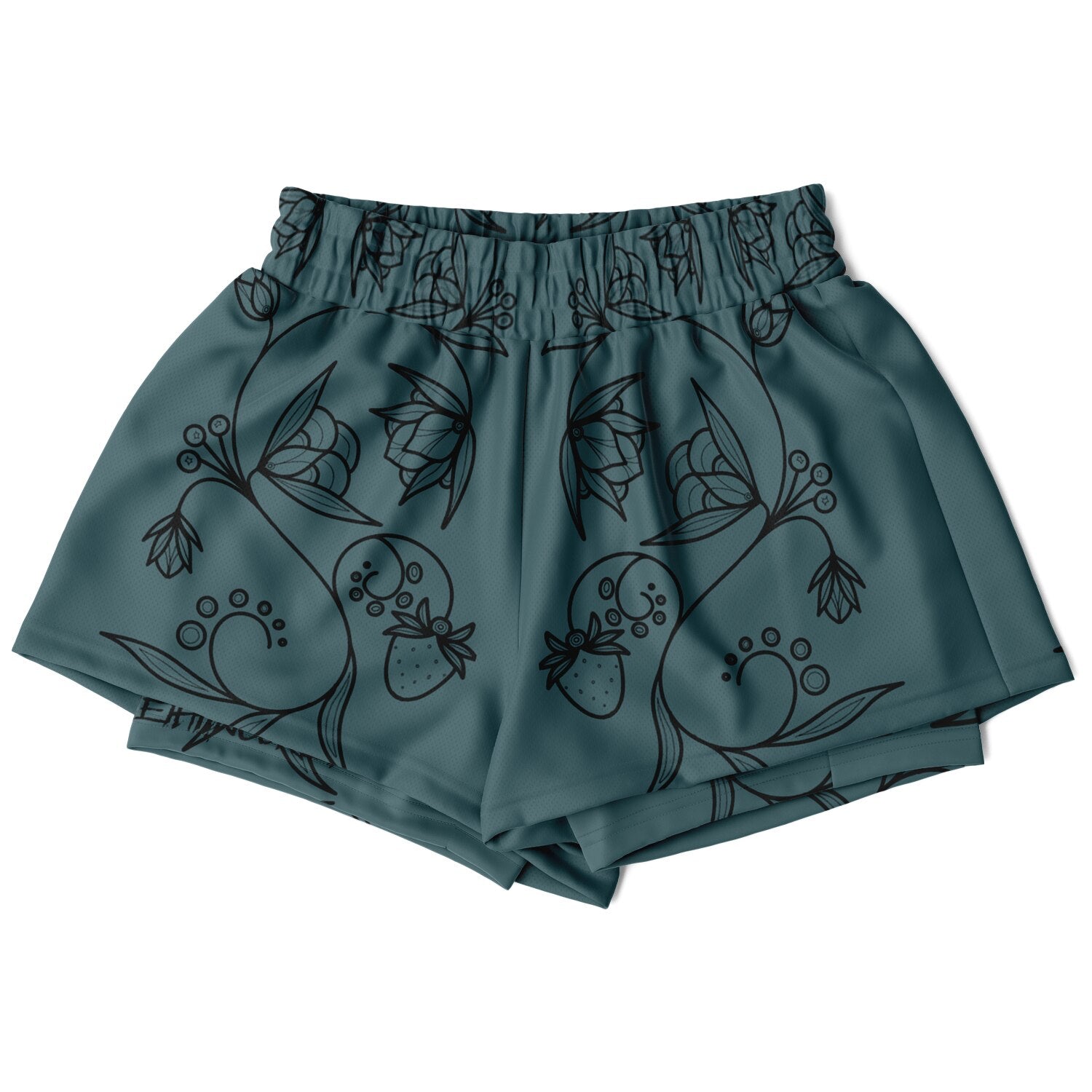 $NiieihiiNookei Women's 2-in-1 Shorts - AOP