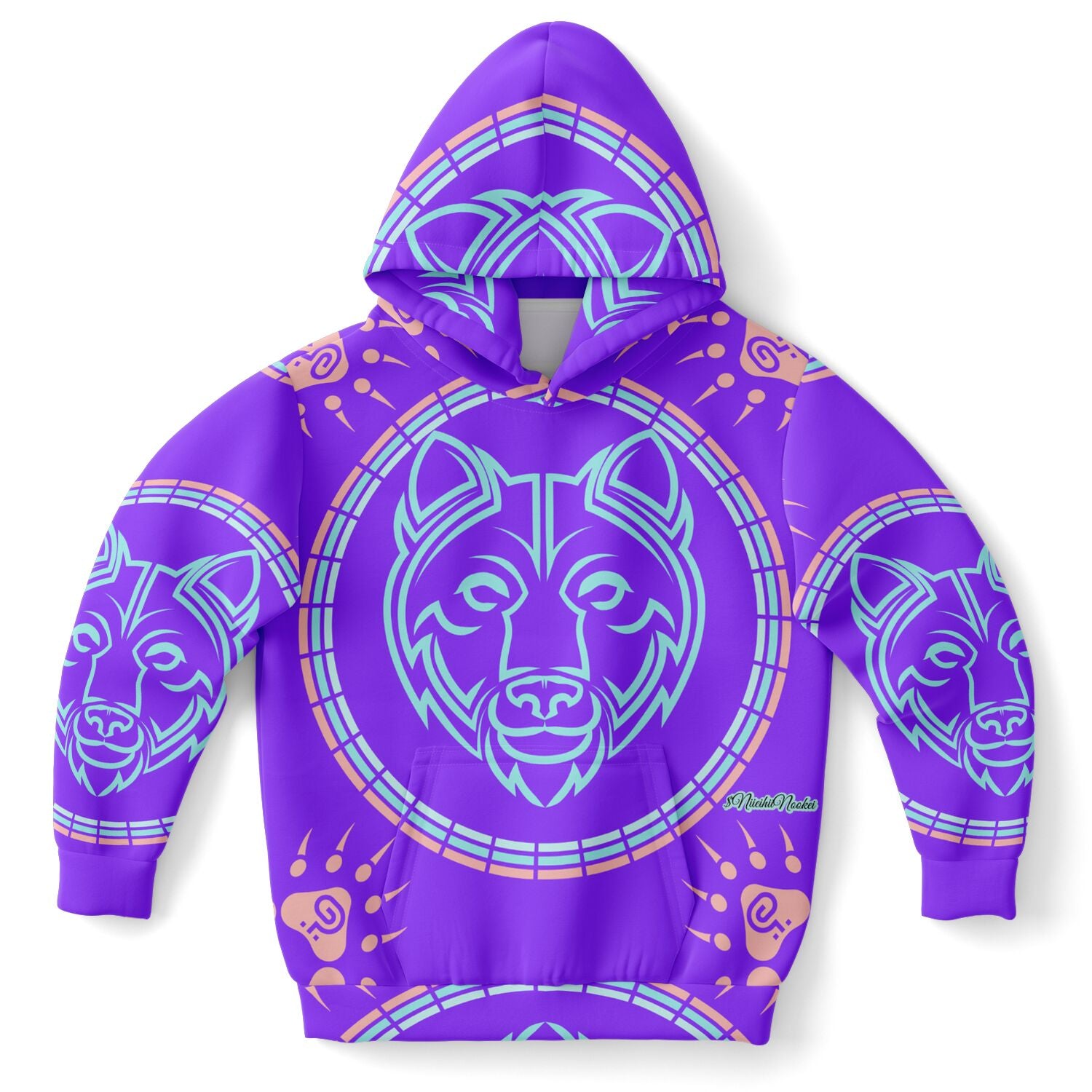 $NiieihiiNookei Fashion Kids Hoodie - AOP