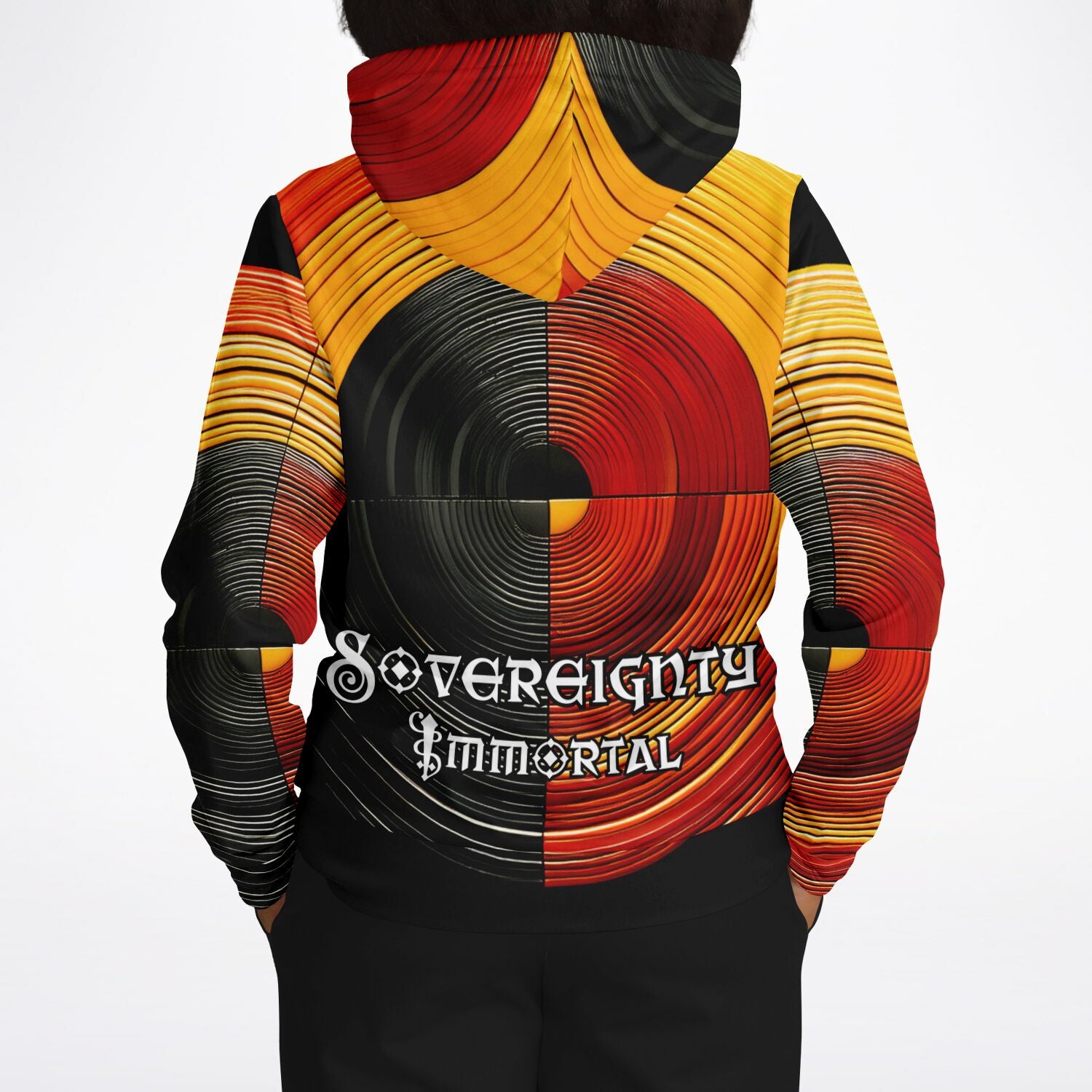 Sovereignty Immortal by $NiieihiiNookei Athletic Hoodie - AOP