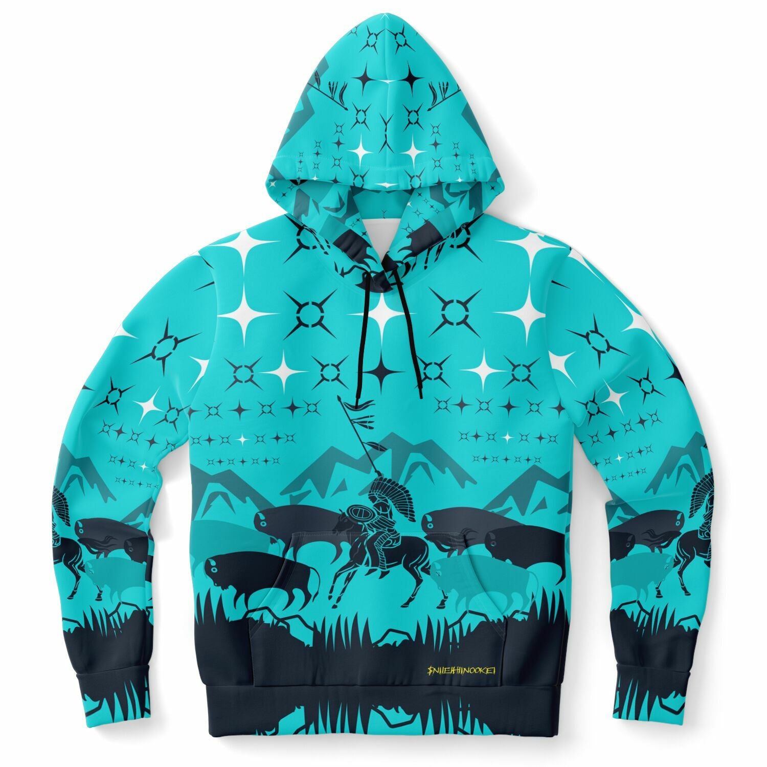$NiieihiiNookei Athletic Hoodie - AOP