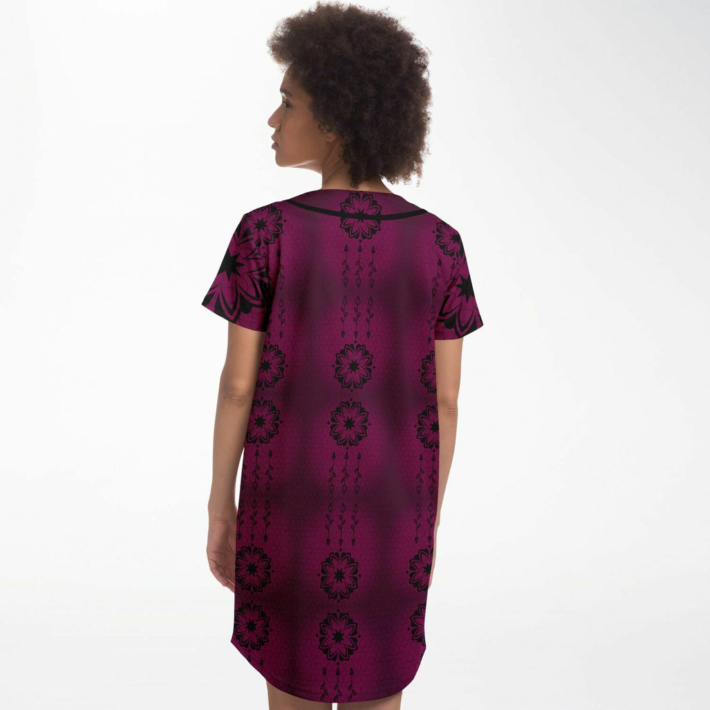 $NiieihiiNookei Baseball Jersey Dress - AOP