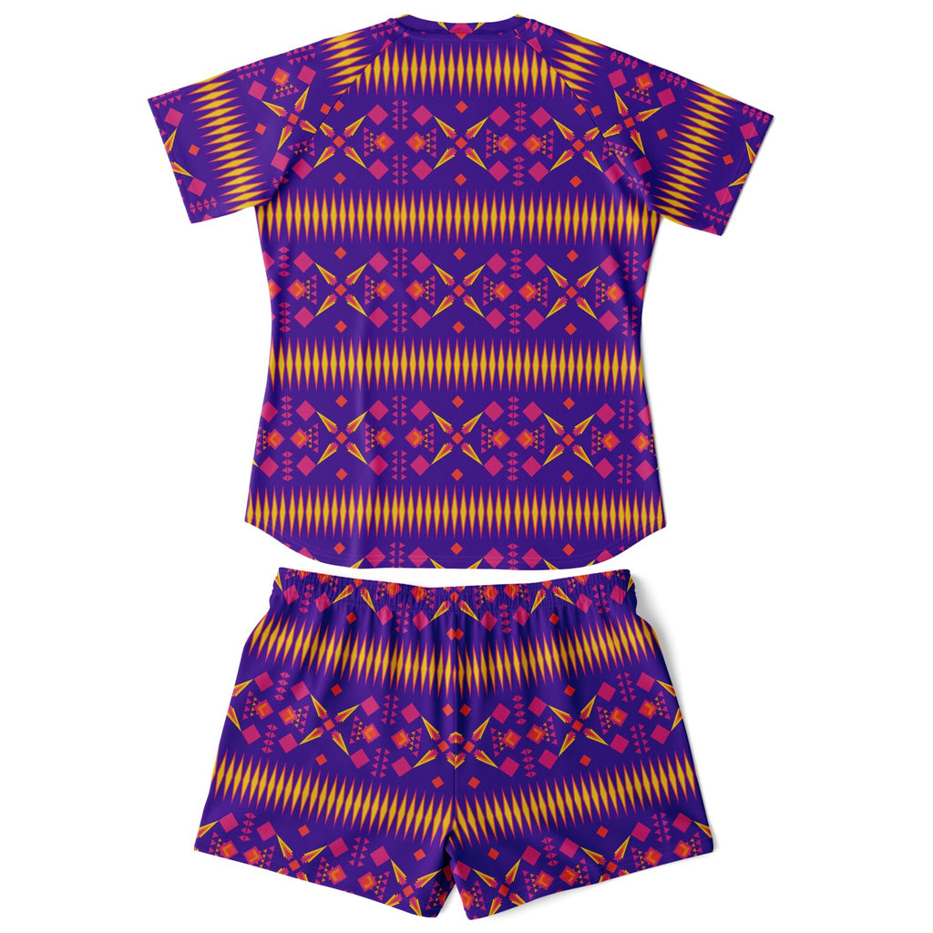 $NiieihiiNookei Women's Active Set - AOP