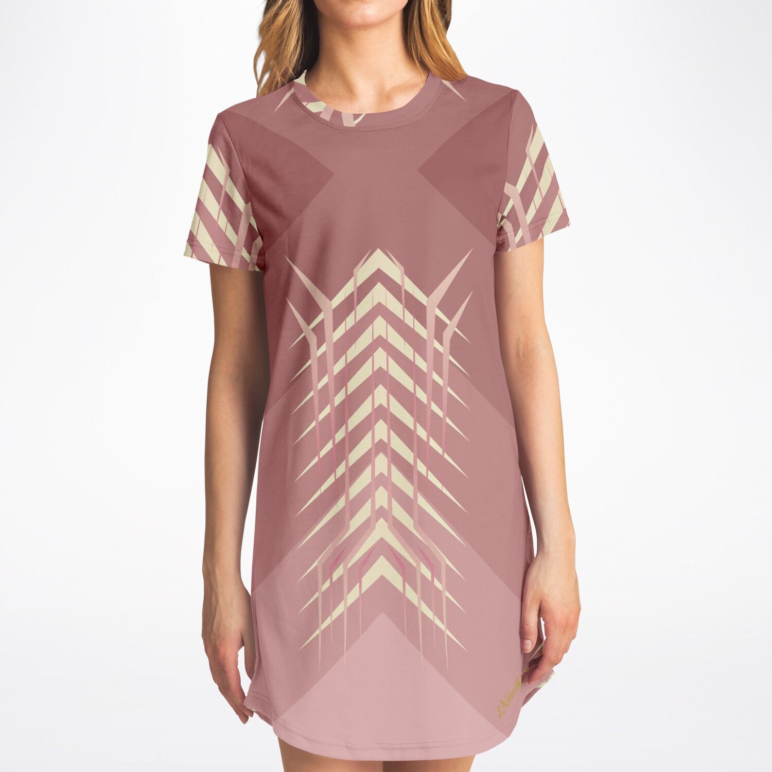 $NiieihiiNookei T-Shirt Dress - AOP